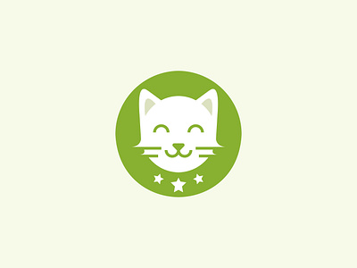 Cute Cat Logo – Minimalist & Modern Design animal logo branding cat logo cat logo design ideas cat logo inspiration creative cat logo cute animal logo cute logo green logo kitten logo kitty logo logo design minimalist minimalist cat logo​ modern modern cat logo design​ negative space negative space logo simple cat logo