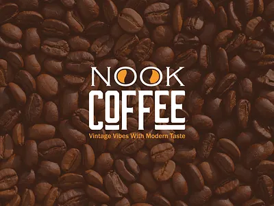NOOK COFFEE graphic design logo