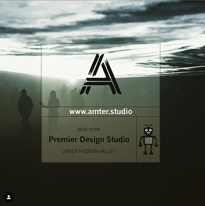 Amter.Studio branding design logo social media typography