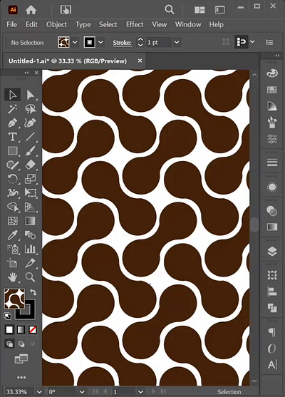 Pattern design in adobe illustrator