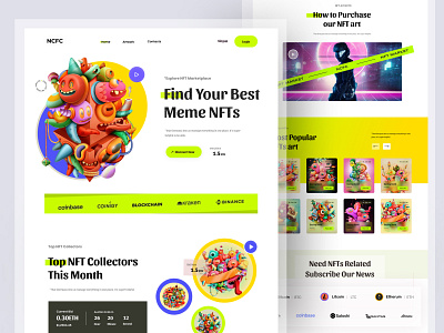 NFT website design - landing page design landing landing page landingpage web web design webdesign website website design websitedesign