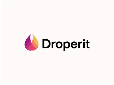 Droperit Logo Concept a b c d e f g h i j k l m n arrow branding clever logo fire creative logo flame gradient logo icon layers letter mark monogram lettermark logo logo design logo icon logomark o p q r s t u v w x y z purple flame purple logo smart logos symbol tech data