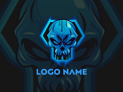 Gaming Skull Logo Design artlogo brand log color logo company logo creative logo deftatrslogo design gaming logo illustration logo logo deign logo design mascat logo muscat logo skull logo