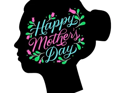 Mothers Day Artwork ad design logo