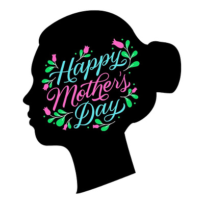 Mothers Day Artwork ad design logo