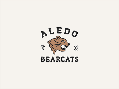 Aledo Bearcats branding graphicdesign illustration logodesign