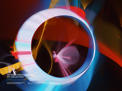 Abstract generative art NFT abstract art background dark generative nft