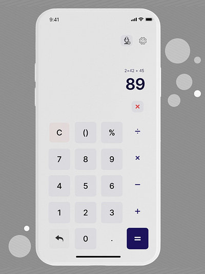 Daily UI: Phone Calculator. dailyui design ui ux