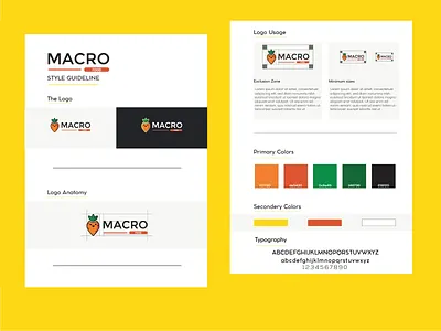 Brand style guide branding design design art designer illustration minimal