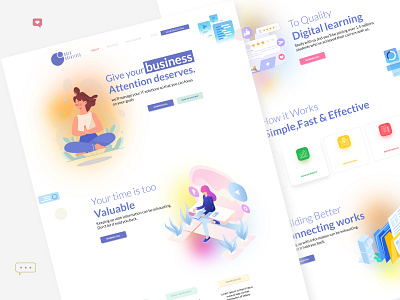 Landing Page - Dots 3d animation app branding design graphic design illustration interface ios logo mobile motion graphics ui ux web