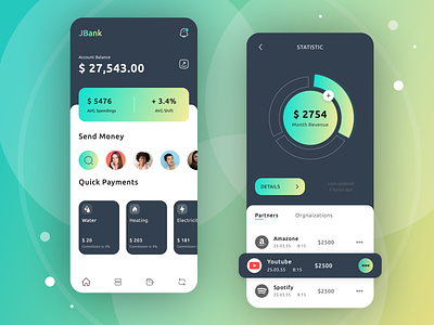 JBank Finance - Mobile app app design application cool app crypto cryptocurrency design finance app fintech app finto future app mobile app mobile app design mobile design mobile ui pay payment payment mobile app simple transection wallet app