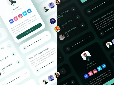 UI Kit Design | Light n' Dark appcard appdesign branding carddesign darkcard darkcarddesign design lightcard lightcarddesign ui uicard uicarddesign uidesign uiux uiuxdesign uxdesign webcard