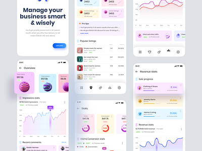 E-commerce Mobile Dashboard app app design ashbod creative design dasbod dashboard design designer ecommerce minimal mobile dashbaord mobile ui mobile ux top app trendy add ui uiux user experience user interface ux