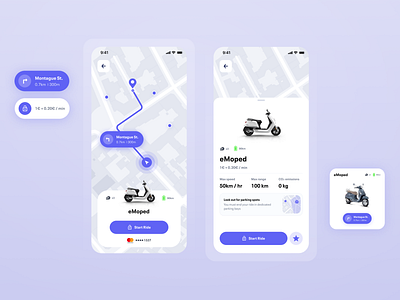 eScooter App app escooter mobility ui