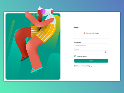 UI Illustration animation clean design graphic design green home illustration login minimal motion graphics sign in sign out ui ux