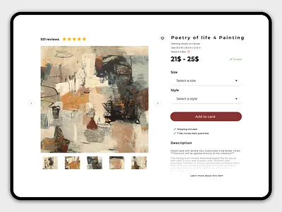 Shopping cart design behance dribbble item page pagedesign shopping cart ui uiux ux web webdesign website websitedesign