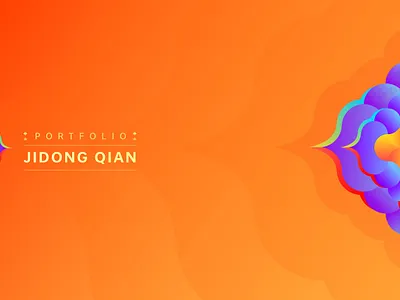 Looking for a job - Jidong Qian app color design freelancer graphic illustration job looking for a job portfolio pos uidesign uxdesign work