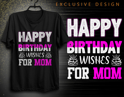 Happy Birthday t-shirt design design graphic design happy birthday t shirt design illustration logo motion graphics shirt t shirts design vector