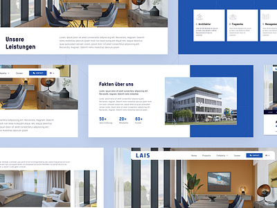 LAIS - Architecture Website Sections architecture clean daily ui design flat ui ux website