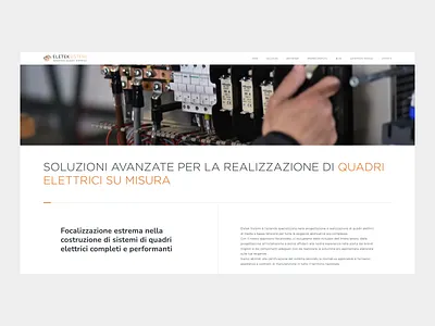 Eletek Sistemi website adobe xd branding design graphic design web design