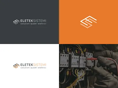 Eletek Sistemi logo design adobe illustrator branding graphic design logo logo design