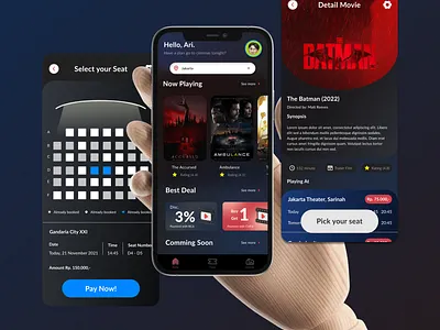UI Design Cinema App app cinema app cinema app design cinema mobile app design mobile app online cinema ui ui cinema ui cinema app ui design uiux ux
