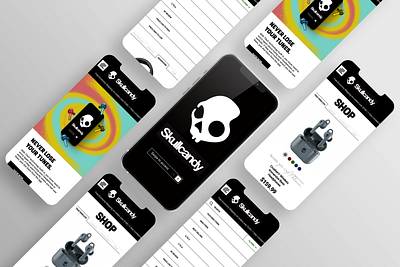Skullcandy Website Mobile Design design graphic design ui user experience userinterface webdesign