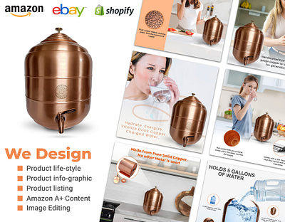 Amazon A+ Content Design, infographic &lifestyle images a content advertising amazon amazon infographic amazon listing images banner ebay ebc lifestyle product listing