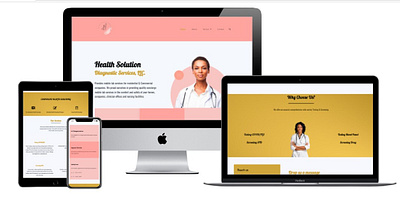 Health & Solution https://healthsolutiondiagnosticservices.com back end cms coding cpde custom sebite design development fornt end programming site ui uiux ux website wordpress