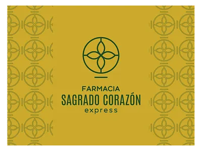 Farmacia Sagrado Corazón Express brandidentity branding design illustration logo logotype puertorico