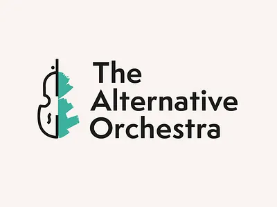The Alternative Orchestra - Minimal Logo Design augarde design brand design branding logo logo design minimal minimal lineart logo modern logo modern orchestra logo orchestra orchestra branding violin logo
