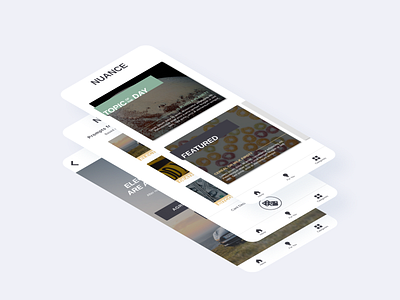 Nuance App 2 branding design graphic design typography ui