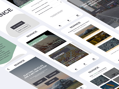 Nuance App 1 branding design graphic design typography ui