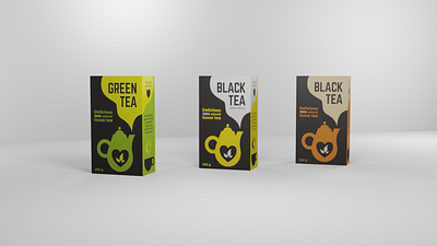 Tea packaging design 3d mockup affinity designer affinity publisher blender branding design graphic design mockup packaging design tea tea packaging vector