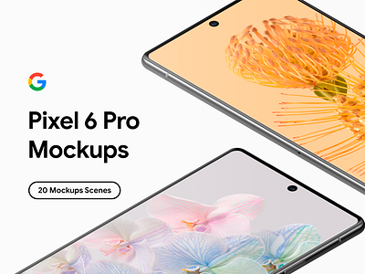 Google Pixel 6 Pro - 20 Mockups Scenes - PSD device google google pixel 6 pro google pixel 6 pro mockup graphic design mock up mockup pixel 6 pixel 6 pro psd smartphone ui ui ux