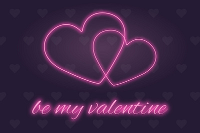 Be My Valentine Card design graphic design illustration