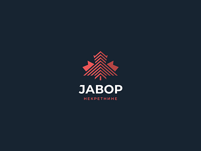 Javor nekretnine (Javor real estate agency) branding design graphic logo mark realestate vector