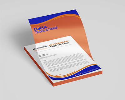 Letterhead Design 3d app logo branding graphic design letterhead design logo motion graphics