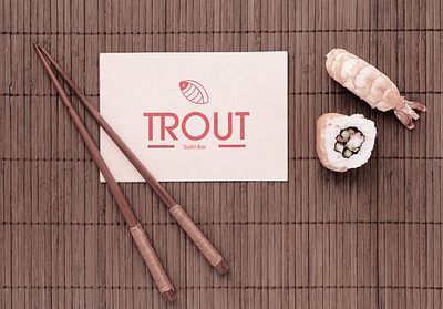 LOGO DESIGN - SUSHI BAR brand identity branding design graphic design illustration logo typography ui ux vector