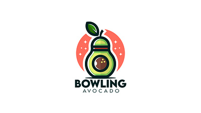 Bowling Avocado Logo Design adobeillustrator avocado avocado logo avocado logo design bowling bowling avocado bowling logo bowling pin logo design branding design graphic design illustration logo logo design logo maker logodesign ui ux vector