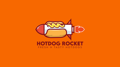 Hotdog Rocket Logo Design 3d adobeillustrator animation branding design graphic design hotdog logo design hotdogs illustration logo logo design logo designer logo maker logodesign motion graphics rocket logo design ui ux vector