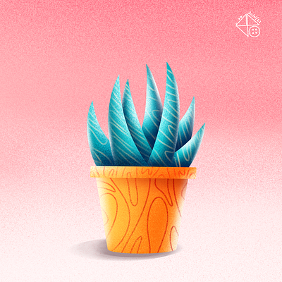 Flower pot design digital art flower illustration illustrator plant proc procreate vector