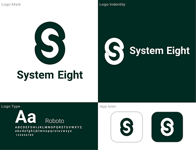 System Eight brandbook branding color graphic design identity logo logo mark logotype