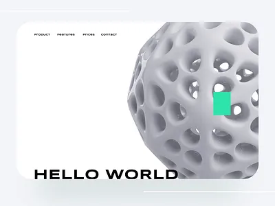 Landing page 🚀 3d animation figma landingpage mockup motion