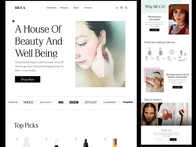 Skin Care Product branding clean website daily ui design ecommerce website hero section home page illustration landing page logo minimal ui store website ui ui design ui ux design uiux ux design web ui webdesign website