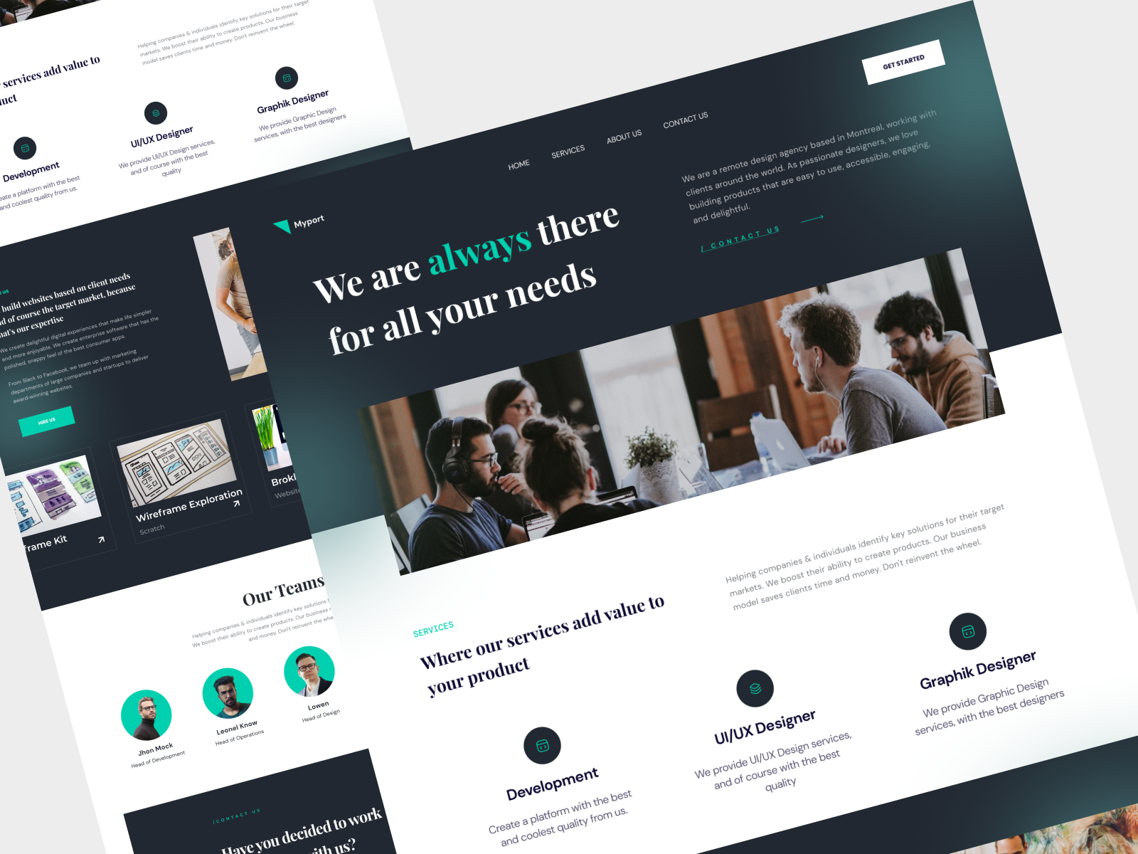 Example of Convert Landing Page Design With Next Js
