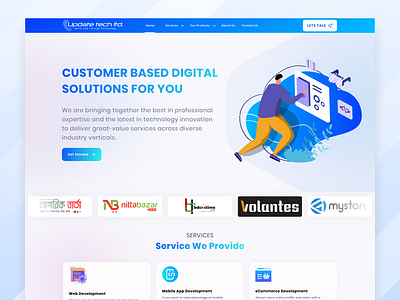 Software company website ui/ux design - Hero section Design branding company website uiux design graphic design hero hero section hero section design minimal web design product design section design software company uiux design trending design ui uiux web design web hero section website