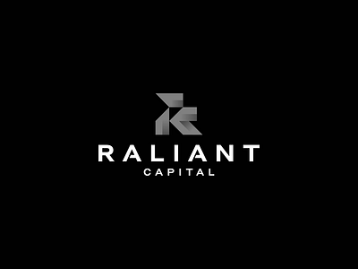 Raliant Capital branding capital character combination design designlogo icon investment logo logogram logomark logotype mark rletter rlogo symbol vector