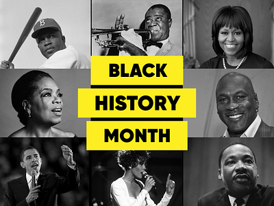 Black History Month 2022 advertisment black and white concept design figma graphic design historical photoshop sketch social media post ui