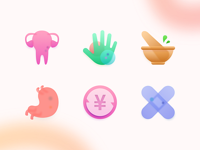 Hospital department icon app design icon